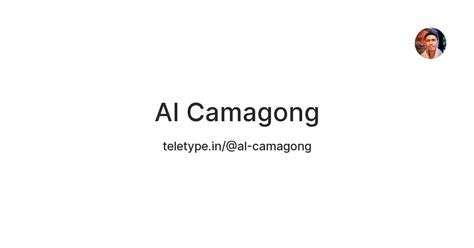 Al Camagong — Teletype
