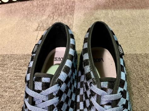 00s デッドストック VANS VAULT CHUKKA BOOT LX チェッカー ハラコ 29cm | USED SNEAKERS KAI
