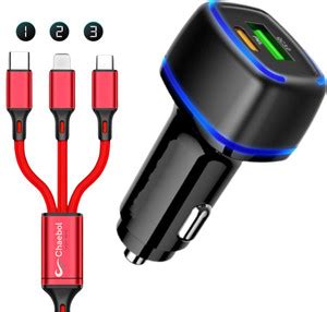 Chaebol 51 W Qualcomm 3.0 Turbo Car Charger Price in India - Buy ...