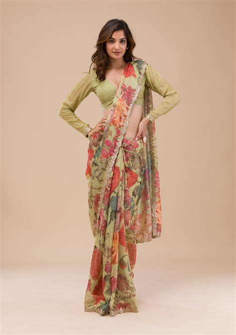 Organza Saree - Buy Trendy Organza Sarees Online – Koskii