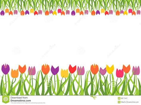 Spring Flower Border Wallpaper at Kayla Omay blog