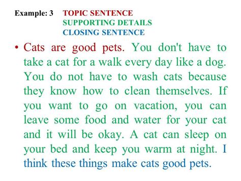 Image result for Topic Sentence Examples Paragraph