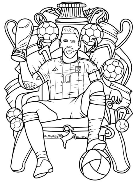 22+ PDF Lionel Messi Coloring Pages ⚽🎨 - Coloringpagesforkids.net