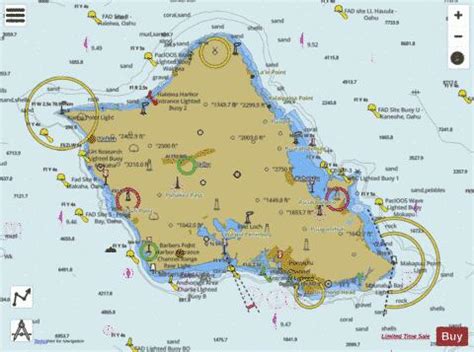 ISLAND OF OAHU (Marine Chart : US19357_P2801) | Nautical Charts App