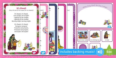 Diwali Songs and Rhymes for School - Primary Resources