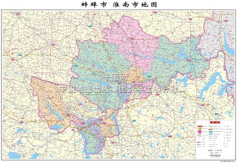 蚌埠市地图高清版_蚌埠地图库