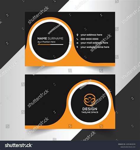 Basic Business Card Template 的图像结果
