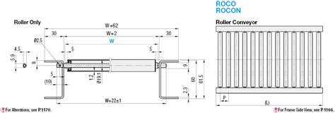 Roller Conveyor Length Configurable - Roller Diameter 19mm | MISUMI ...
