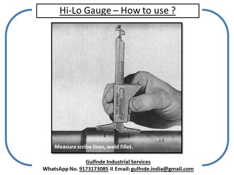 HI-LO Gauge - Welding Examination / Inspection