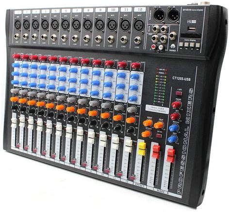 Buy 120S-USB Professional Mixer Sound Board Console 12 Channel Live ...