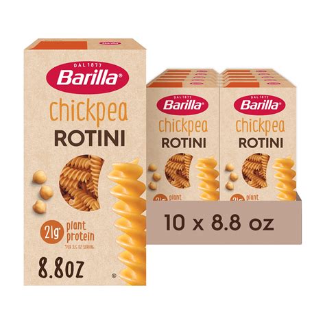 Snapklik.com : Barilla Chickpea Rotini Pasta, 8.8 Oz (Pack Of 10 ...