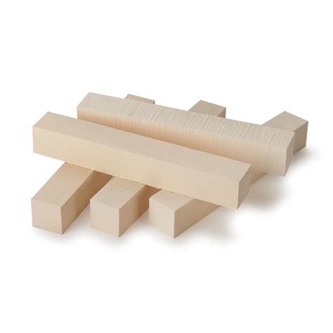Woodcraft American Holly Wood Pen Blank - 3/4" X 3/4" X 5" 5-Piece ...