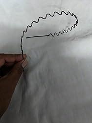 Smile n Style Essentials Black Metal Spring Zig Zag Wave Hair Band for ...