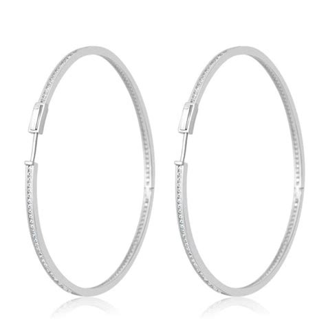 Buy Wrapgame Collection | ICED THIN DIAMOND STUDDED - Earrings ...