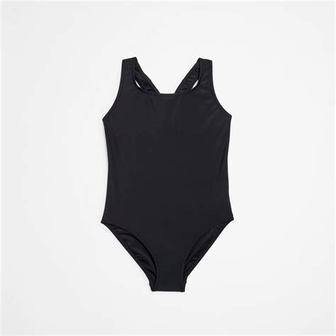 Girls Swim Racer Back Bathers - Black | Target Australia