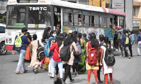 City students bear brunt of TSRTC's 'unfair' bus fare hike