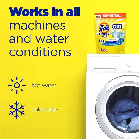 Tide Simply Pods + Oxi Laundry Detergent Soap Pods, India | Ubuy