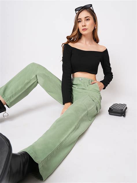 Buy Women High-Rise Cargo | Kraus Jeans