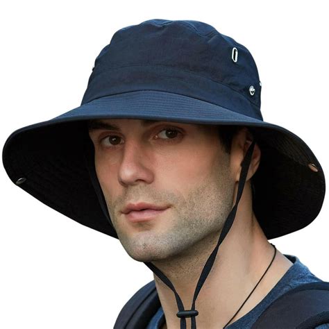 Traveller Wide Brim Bucket Sun Hat for Men and Women - Waterproof UPF50 ...