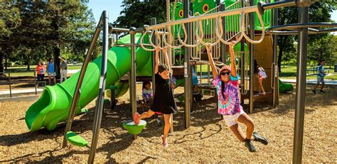 Children Playing In The Playground