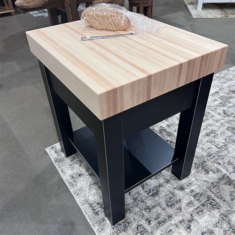 Square Kitchen Table Butcher Block Butcher Block Kitchen Island