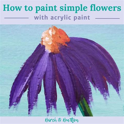 Image result for Acrylic Flower Painting Tutorial