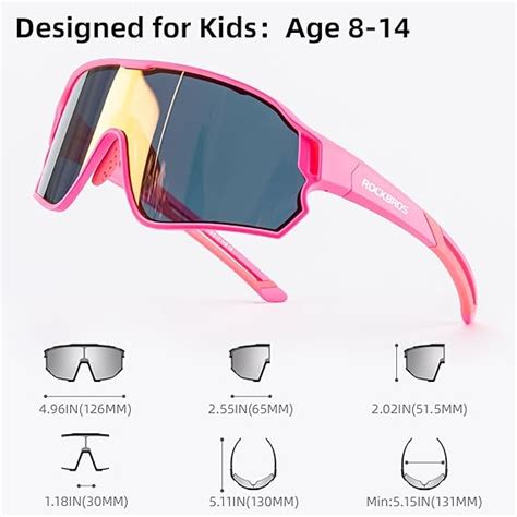 ROCKBROS Kids Polarized Sunglasses UV400 Protection for Youth Boys Gir ...
