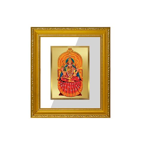 DIVINITI Sharda Mata Gold Plated Wall Photo Frame| DG Frame 101 Size 1 ...