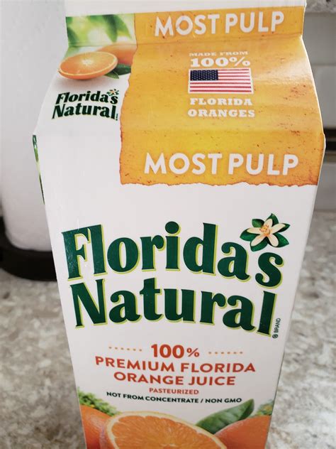 Orange juice most pulp - Florida's Natural