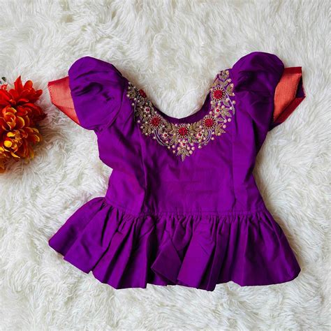 Glamour Redefined: Peplum Top and Skirt Set with Aari Work – Kalas ...