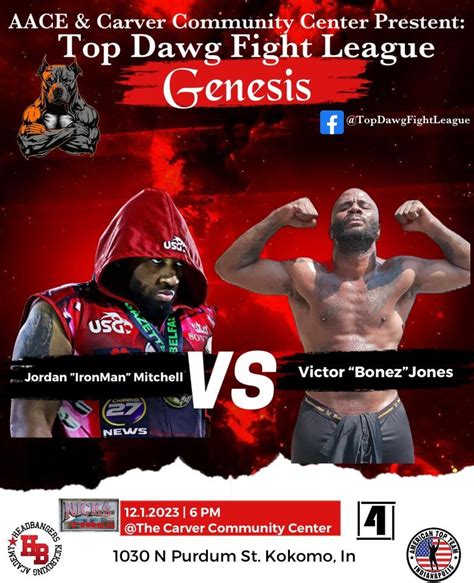 Carver CC Presents: Top Dawg Fight League 1: Genesis , Carver Community ...