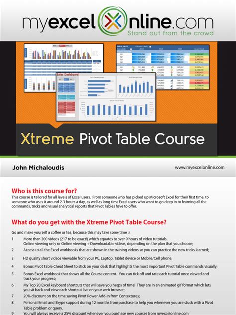 PivotTable Course Free 的图像结果