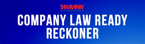 Buy Taxmann's Company Law Ready Reckoner – Topic-wise commentary on the ...