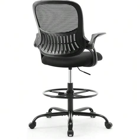 Sweetcrispy Tall Drafting Desk Chair - Ergonomic High Stool Computer ...