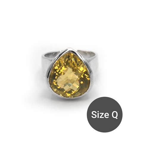 Lucy, Lemon Quartz Cinderella Ring – saltandco