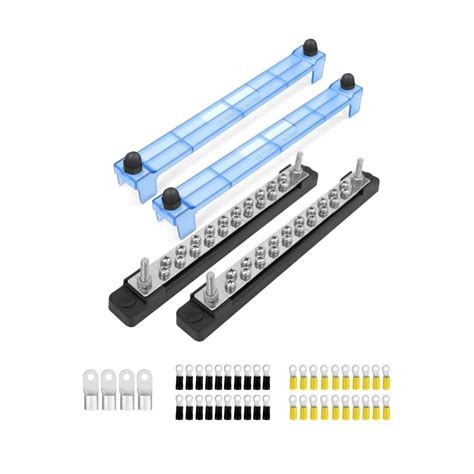Buy LENKRAD 20 Power/Ground Distribution Block Bus Bar, Marine Bus Bar ...