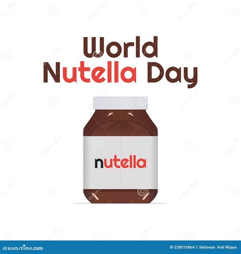 Nutella Day Stock Illustrations – 7 Nutella Day Stock Illustrations ...