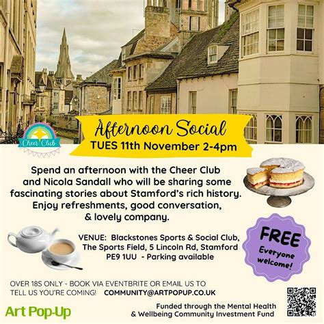 Cheer Club Social: Join us for a talk about Stamfords Rich History ...