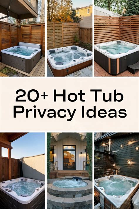 20+ Hot Tub Privacy Ideas | Hot tub landscaping, Hot tub garden, Hot ...