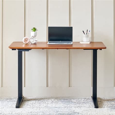 Buy Ascent Solid Wood Top Adjustable Smart Study Desk - Oak from Home ...