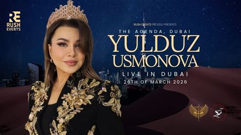 Yulduz Usmonova Live at The Agenda Dubai, The Agenda, Dubai, 26 March ...