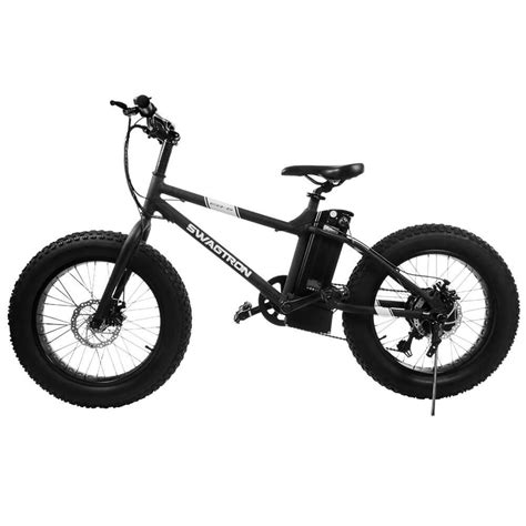 Swagtron EB-6 Electric Bike - 7 Speed Shimano SIS Shifting Built for T ...