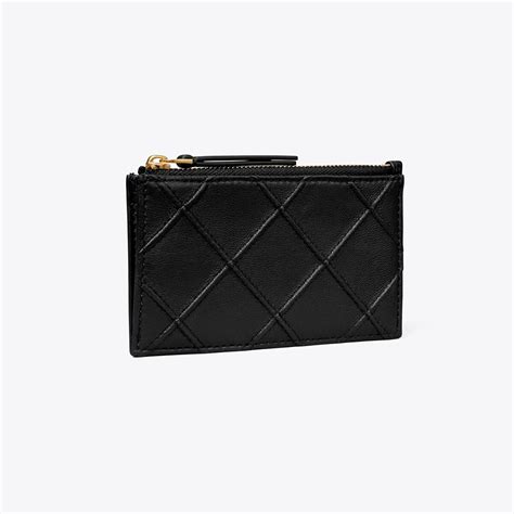 Fleming Zip Card Case: Women's Designer Card Cases | Tory Burch