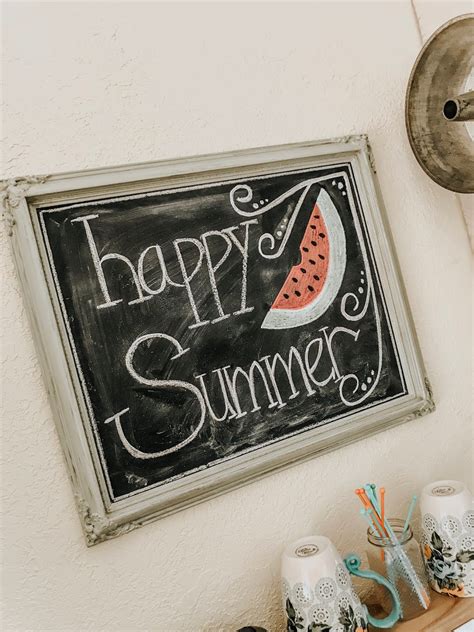 Chalkboard Art Ideas Summer at Leon Hendricks blog