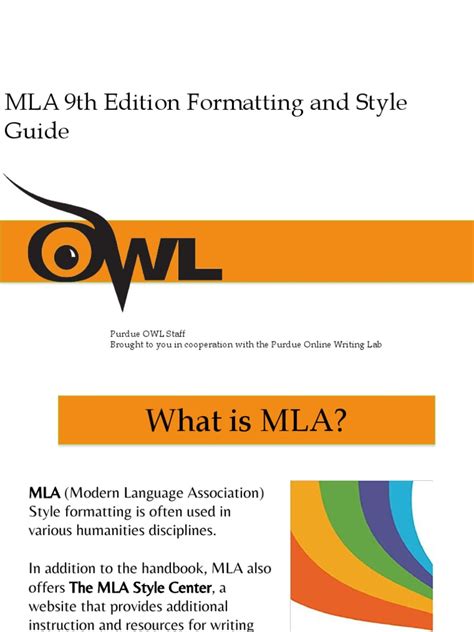 Image result for MLA Style Guide PDF