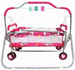 DRR TELESERVICES Newborn Babies Cradle, Swing, Jhula,Bedding,Bassinet ...