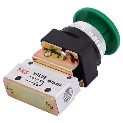 Push Button Pneumatic Mechanical Valve, Way Position, 43% OFF