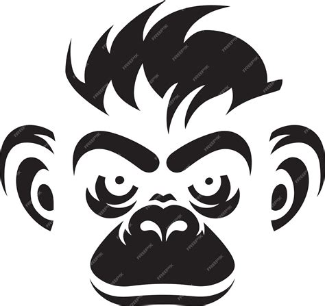 Premium Vector | Monkeys and gorillas in love noir romance edition