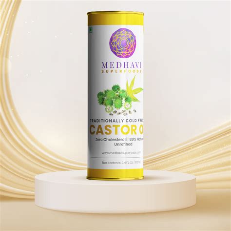 Wood Cold Pressed Castor Oil - 100% Pure & Chemical-Free – Medhavi ...