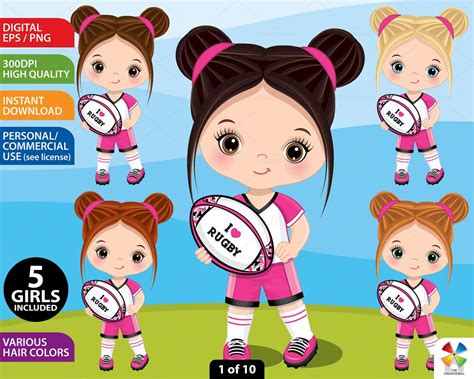 Girls Rugby Cartoon 的图像结果